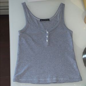 Brandy Melville button down tank top
